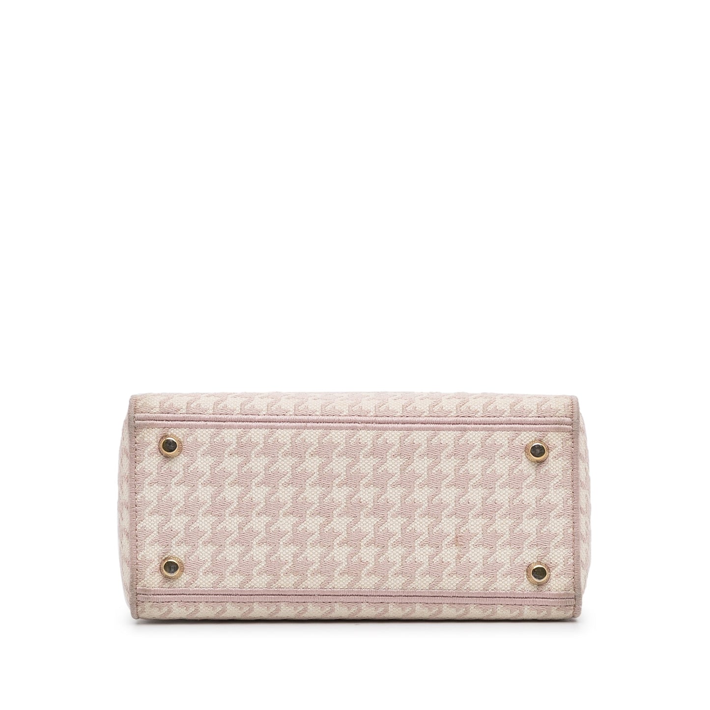 Dior Small Houndstooth Lady D-Lite Pink