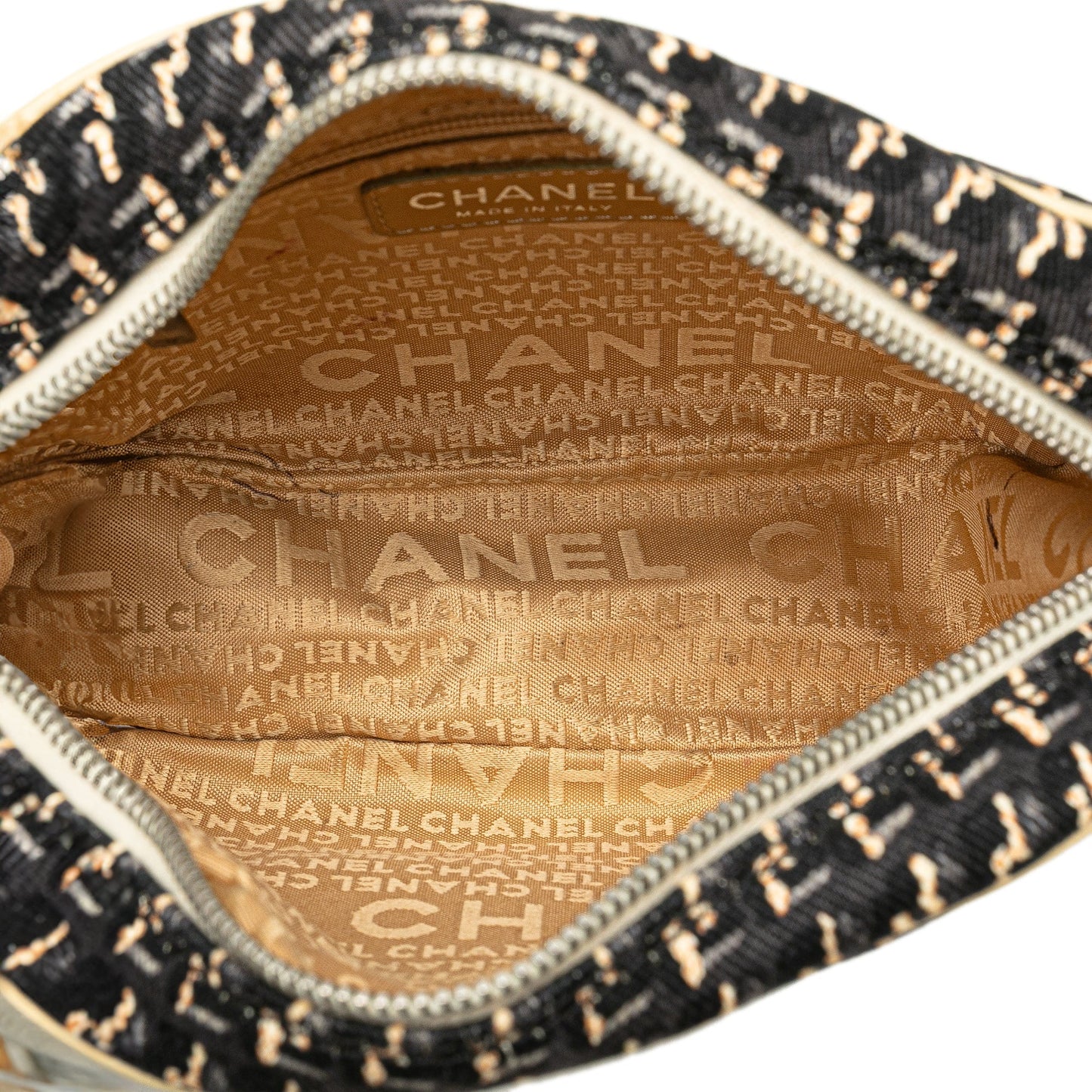Chanel Canvas Lucky Clover Camera Bag Black