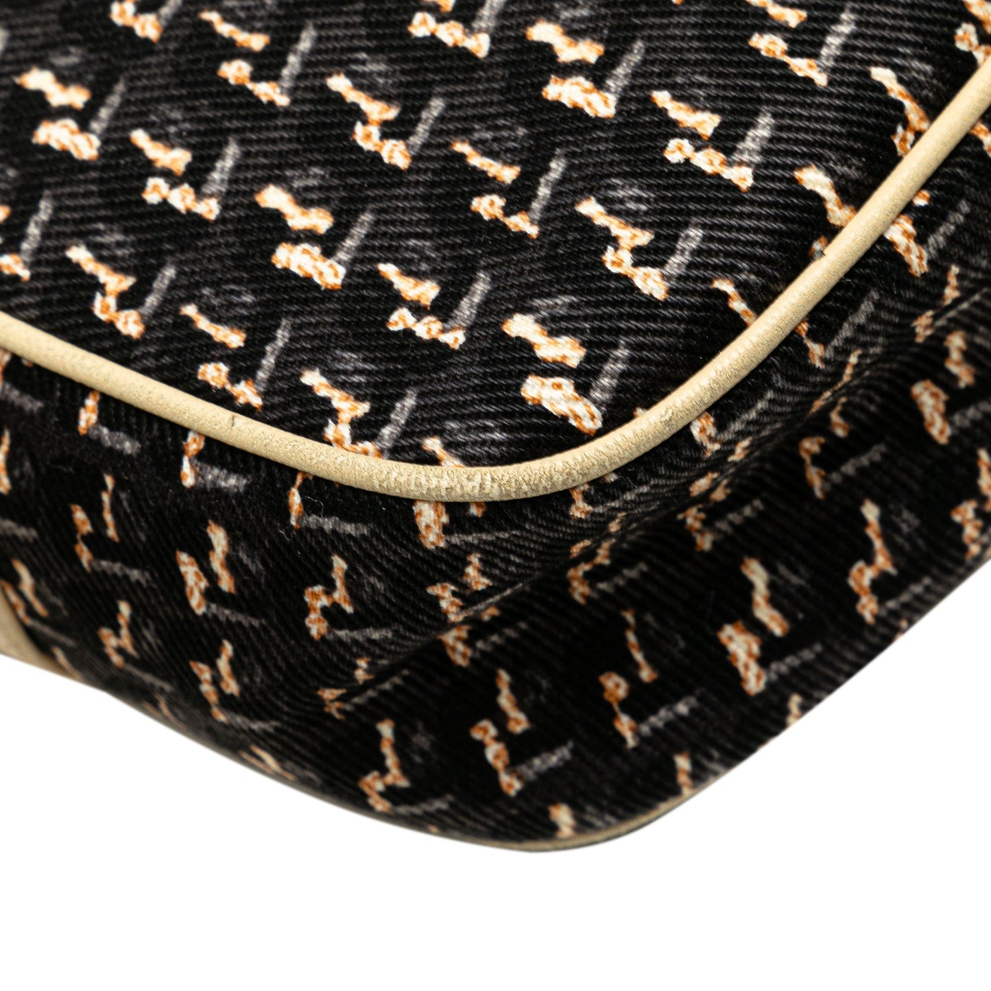 Chanel Canvas Lucky Clover Camera Bag Black