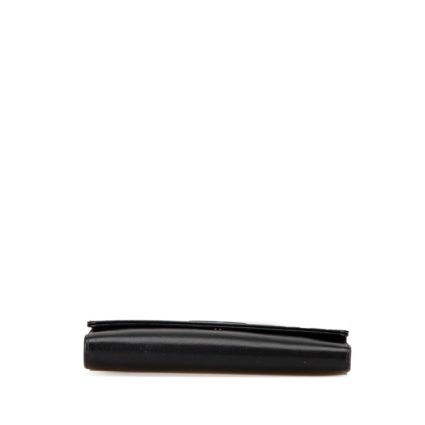 Chanel CC Calfskin Long Wallet Black
