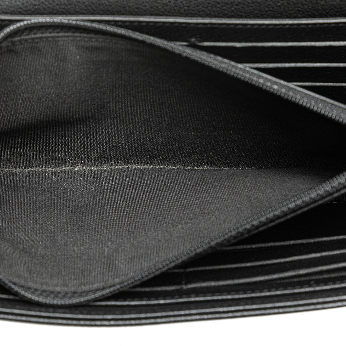 Chanel CC Calfskin Long Wallet Black