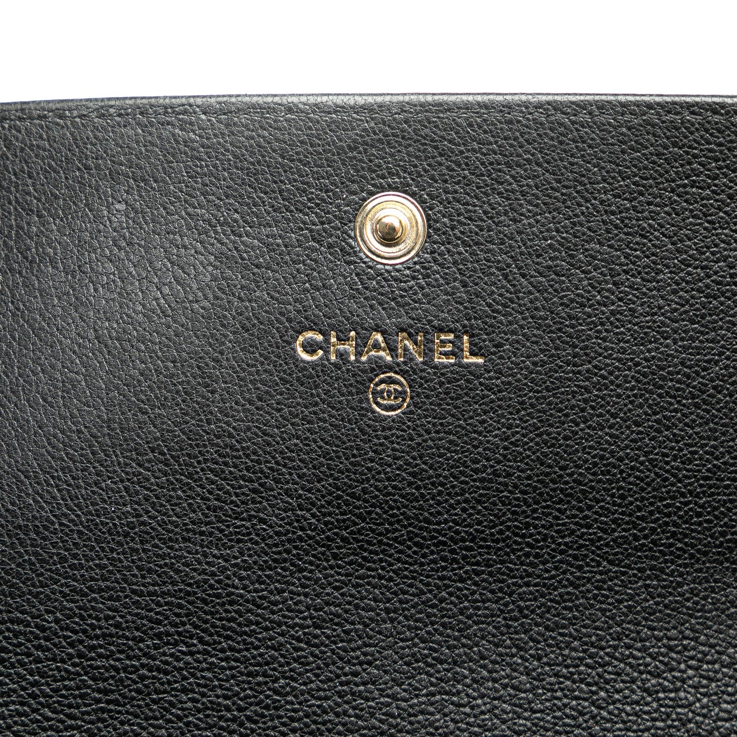 Chanel CC Calfskin Long Wallet Black