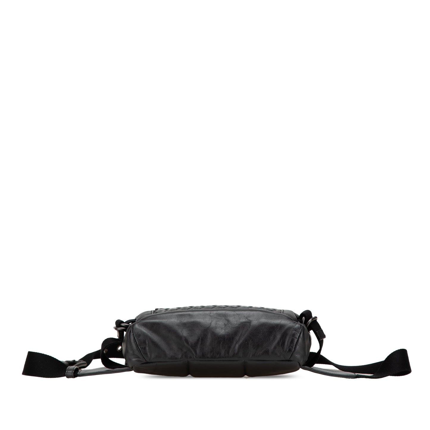Bottega Veneta Calfskin Intrecciato Belt Bag Black