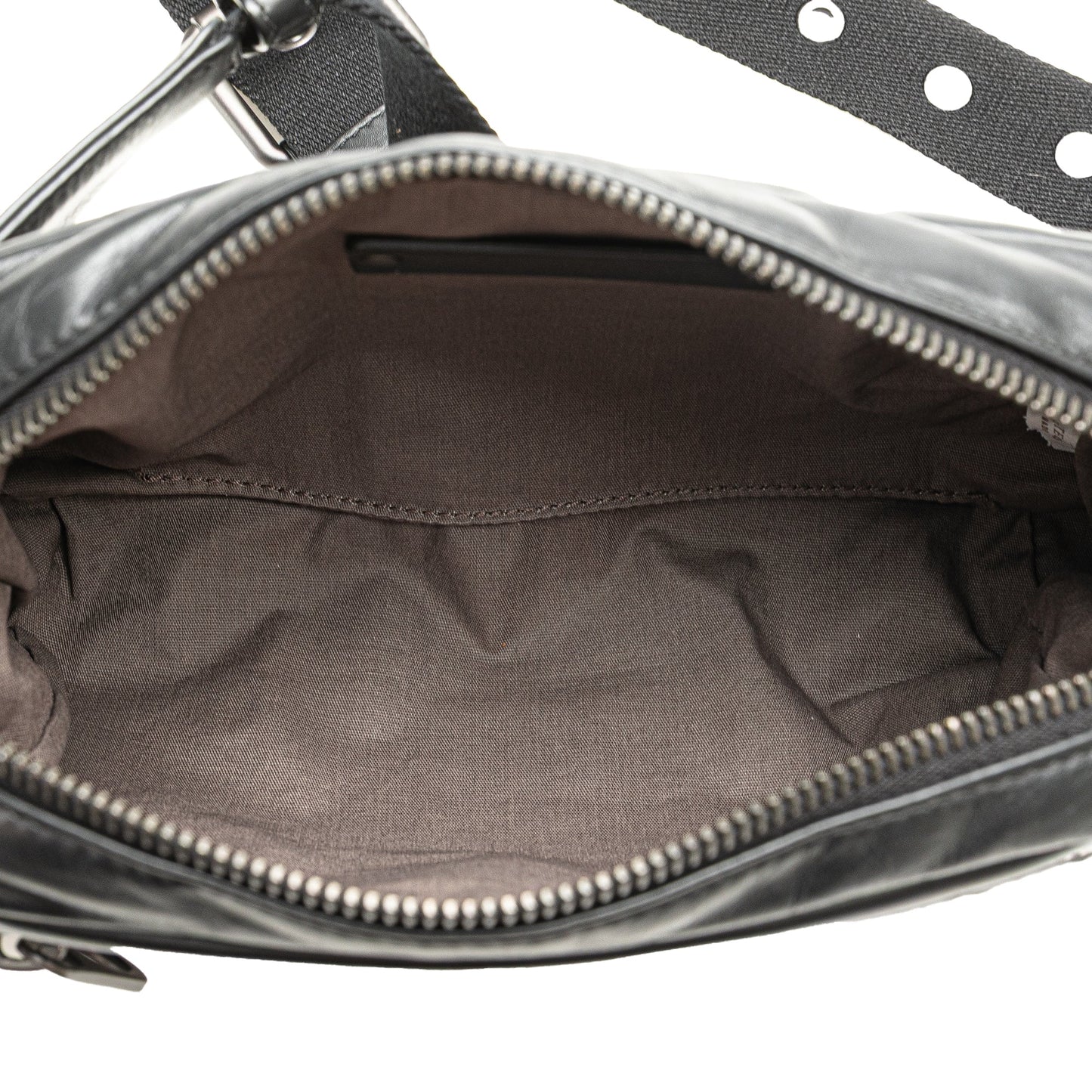 Bottega Veneta Calfskin Intrecciato Belt Bag Black