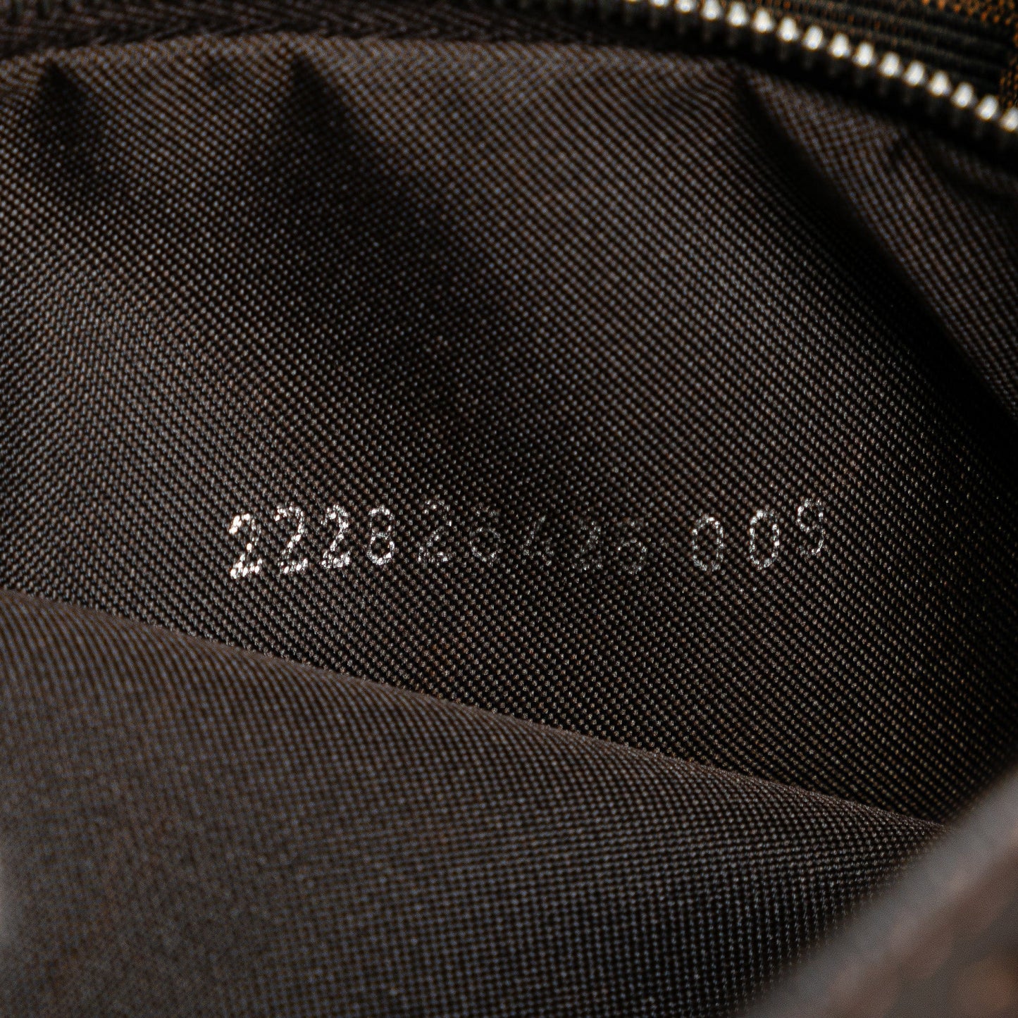 Fendi Zucca Canvas Double Flap Shoulder Bag Brown