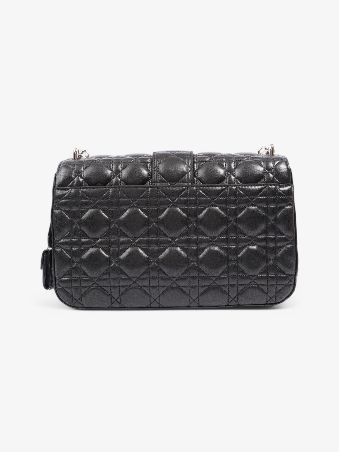 Christian Dior Miss Dior Cannage Flap Bag Black Leather