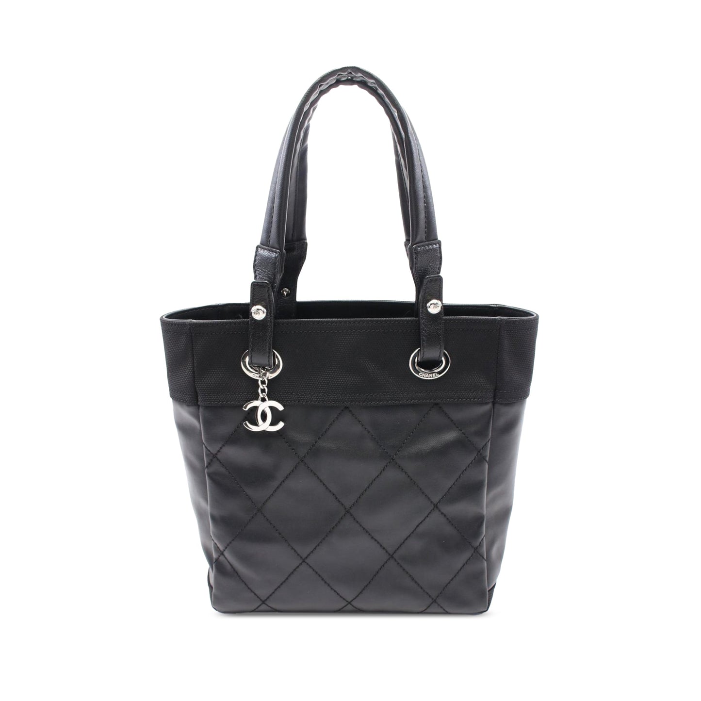 Chanel Small Paris Biarritz Tote Black
