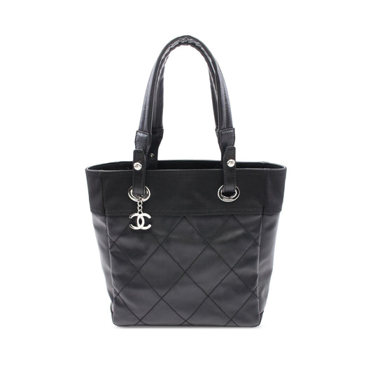 Chanel Small Paris Biarritz Tote Black