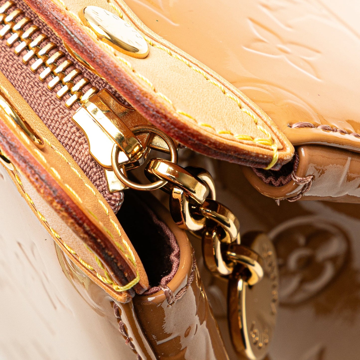 Louis Vuitton Monogram Vernis Brea GM Brown