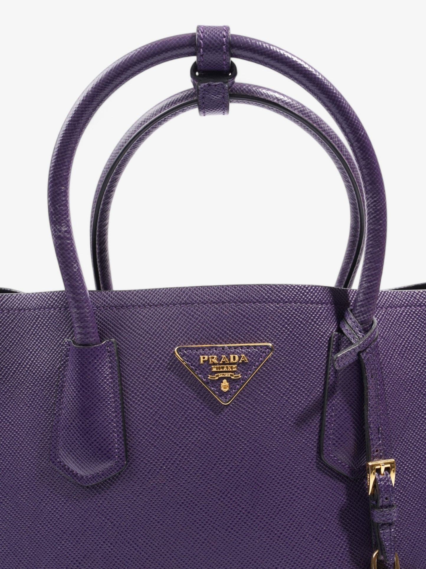 Prada Prada Milano Handbag Dal 1913 purple