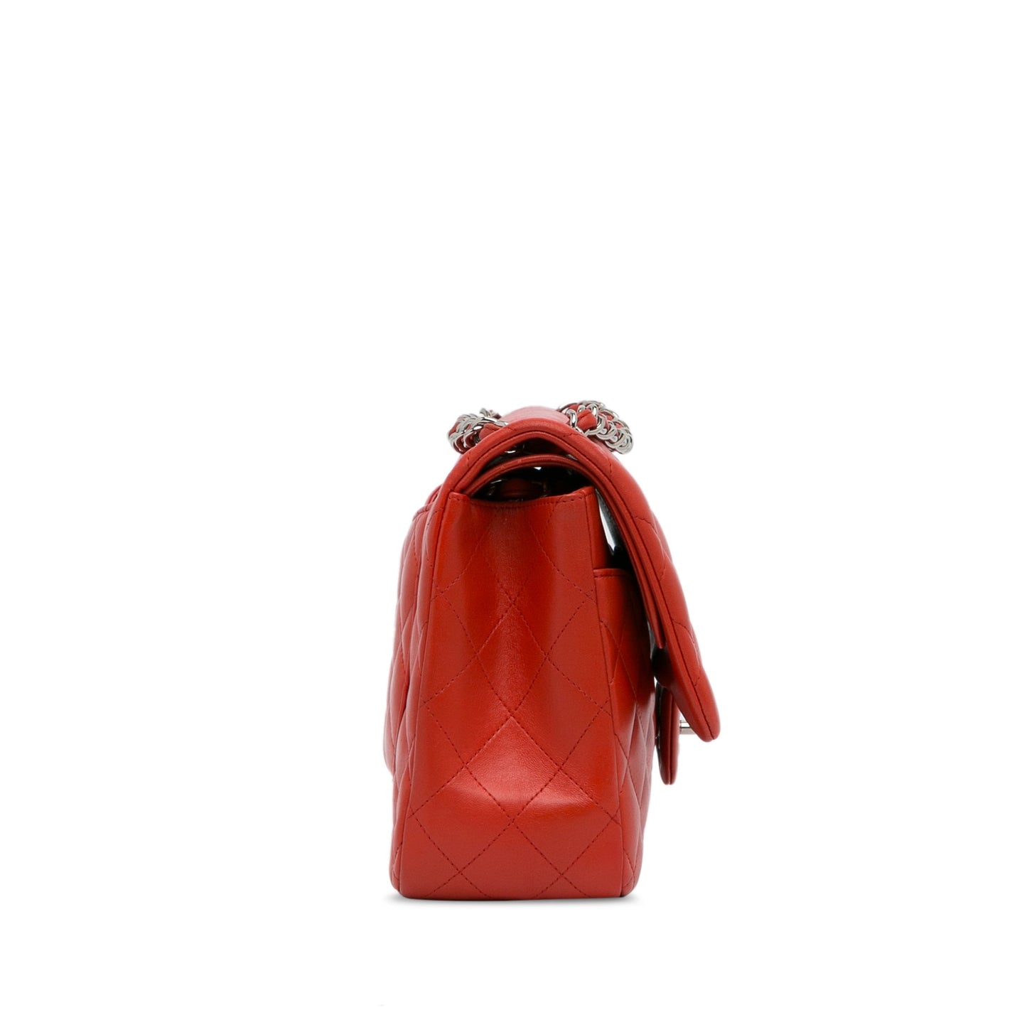 Chanel Jumbo Classic Lambskin Double Flap Orange