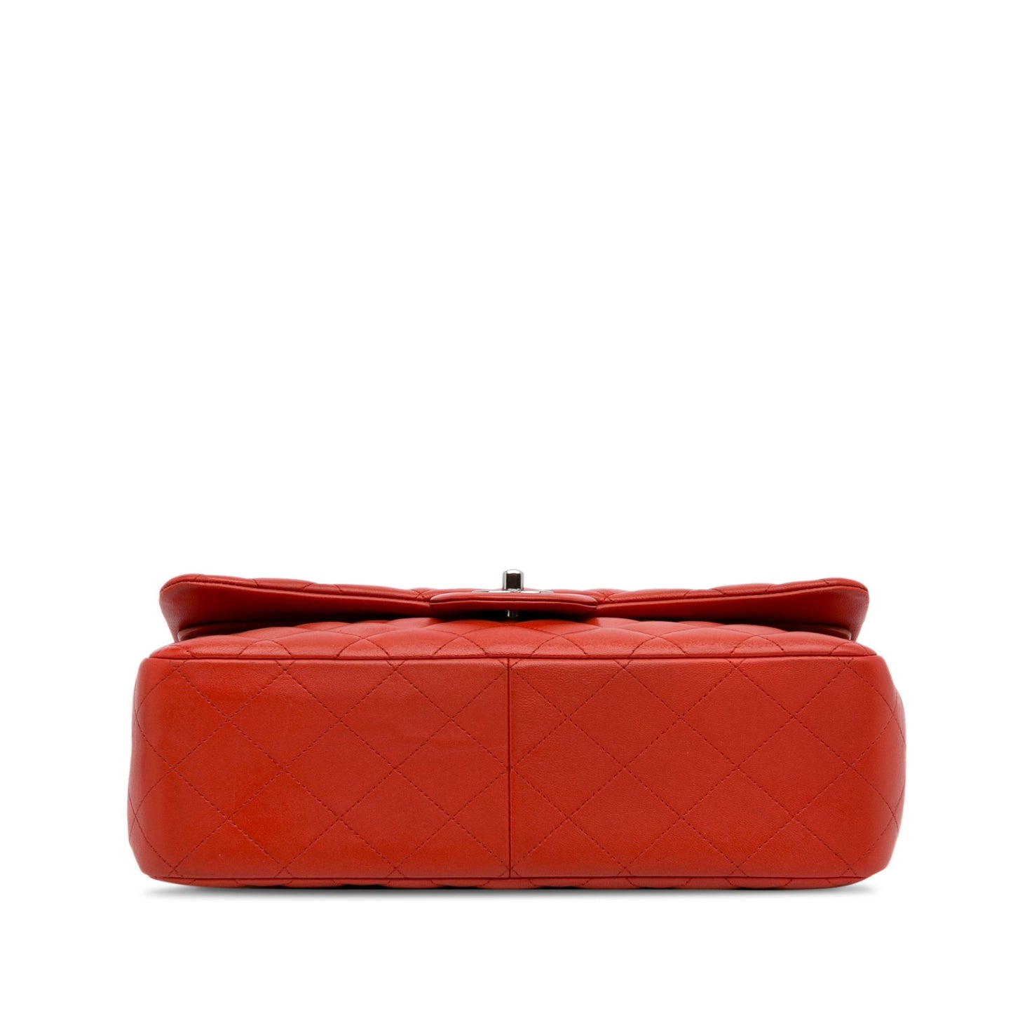 Chanel Jumbo Classic Lambskin Double Flap Orange