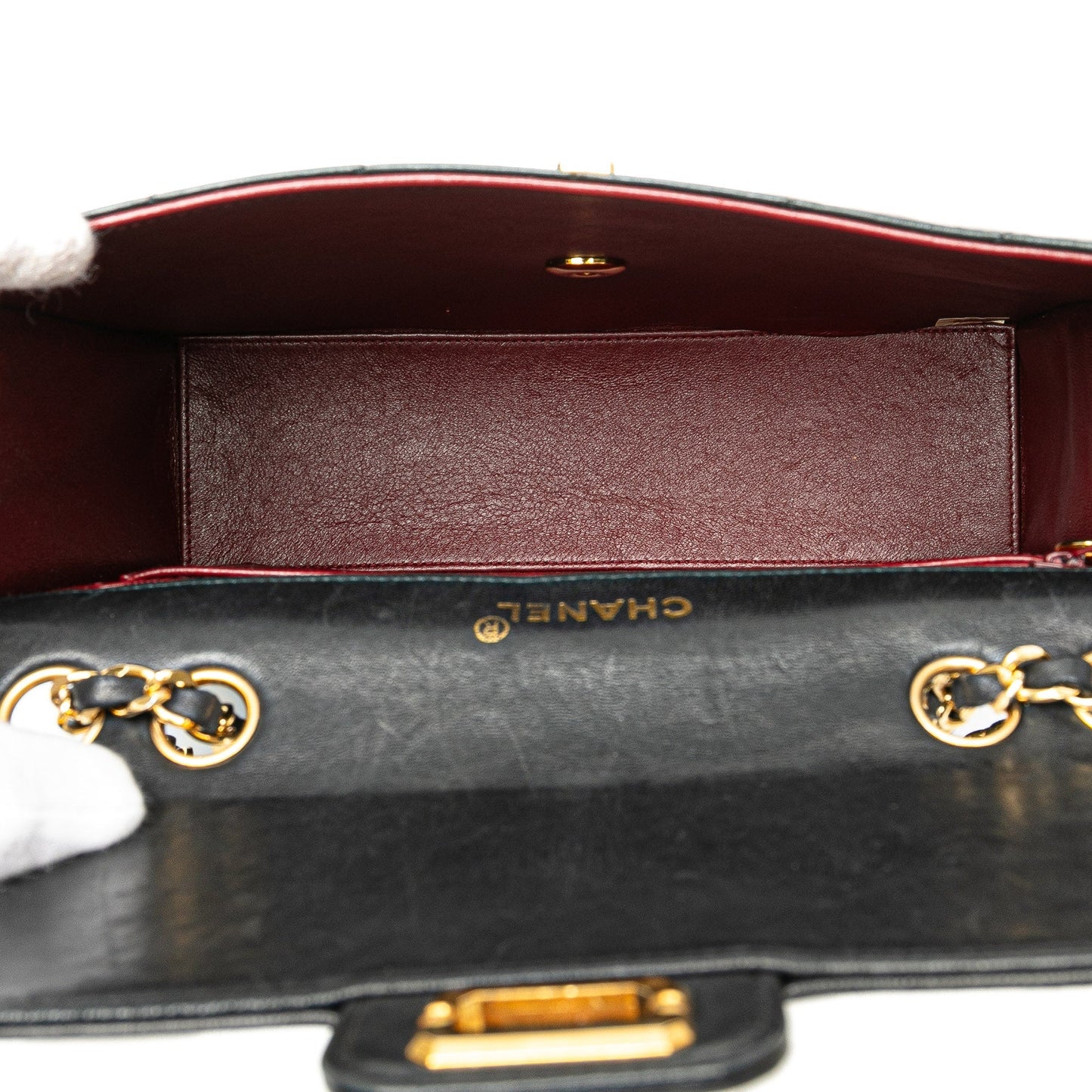 Chanel Medium Reissue 2.55 Quilted Lambskin Single Flap Black