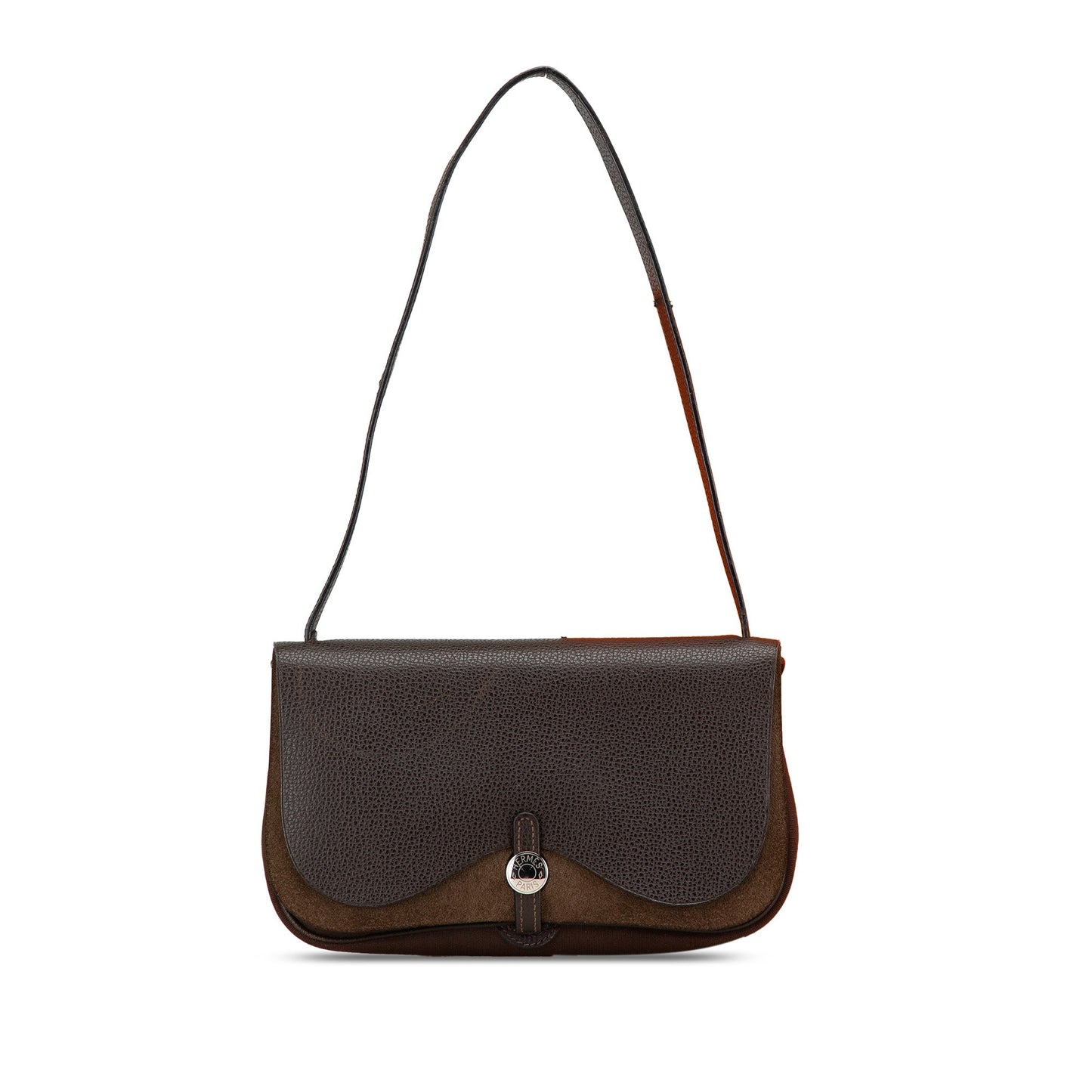 Hermès Vache Liege and Toile Sac Colorado PM Brown