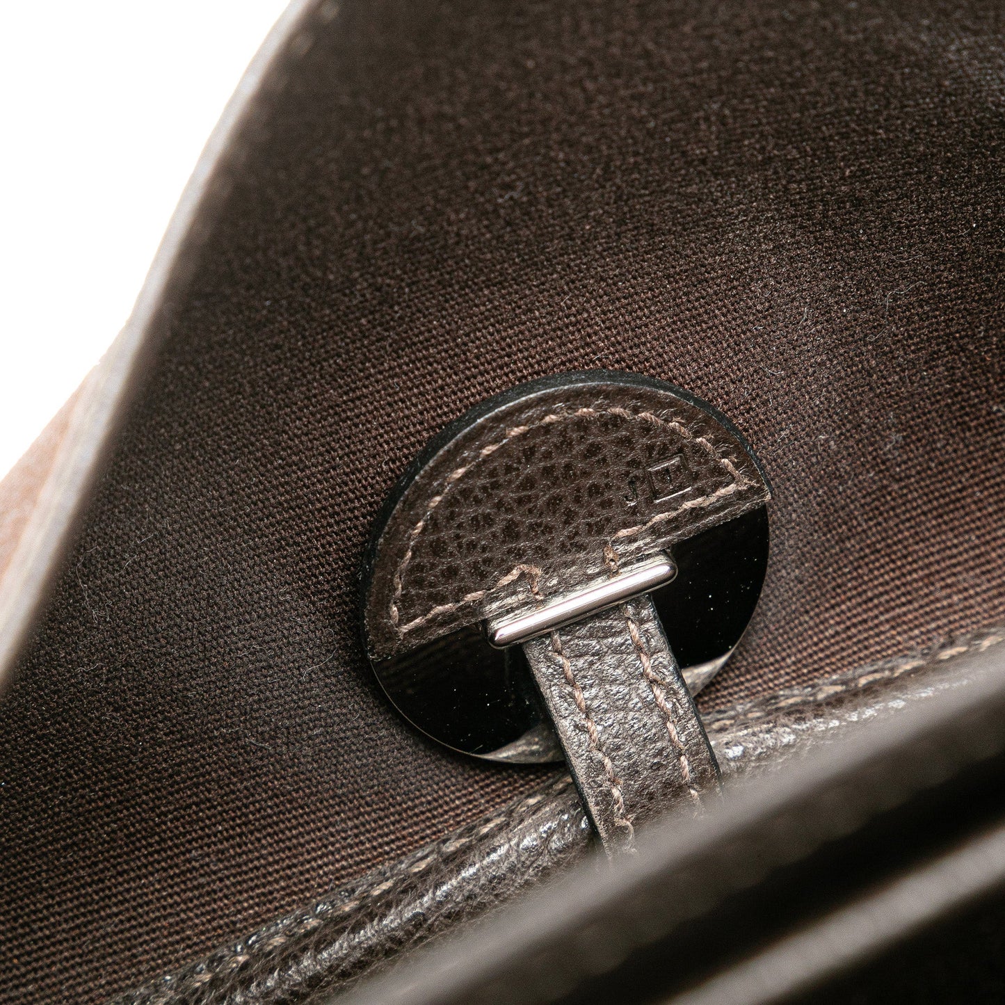 Hermès Vache Liege and Toile Sac Colorado PM Brown