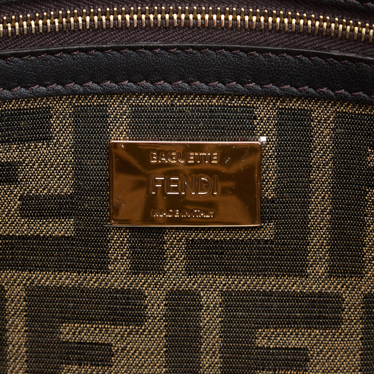 Fendi Fendi Zucca Beguette Brown