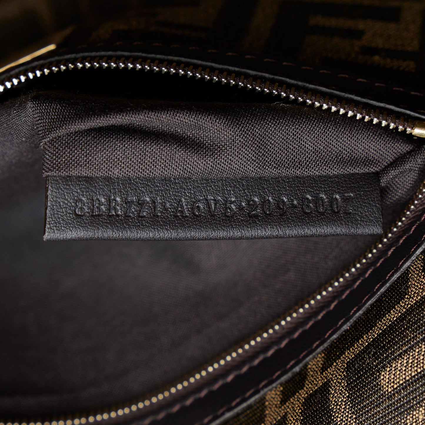 Fendi Fendi Zucca Beguette Brown