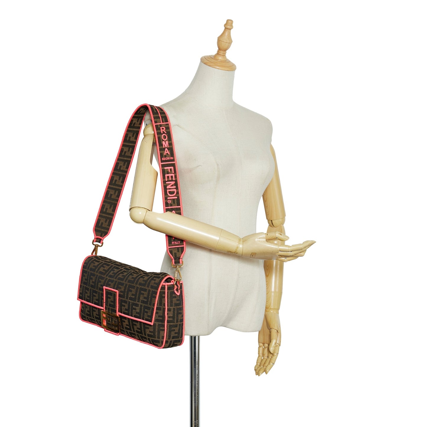 Fendi Fendi Zucca Beguette Brown