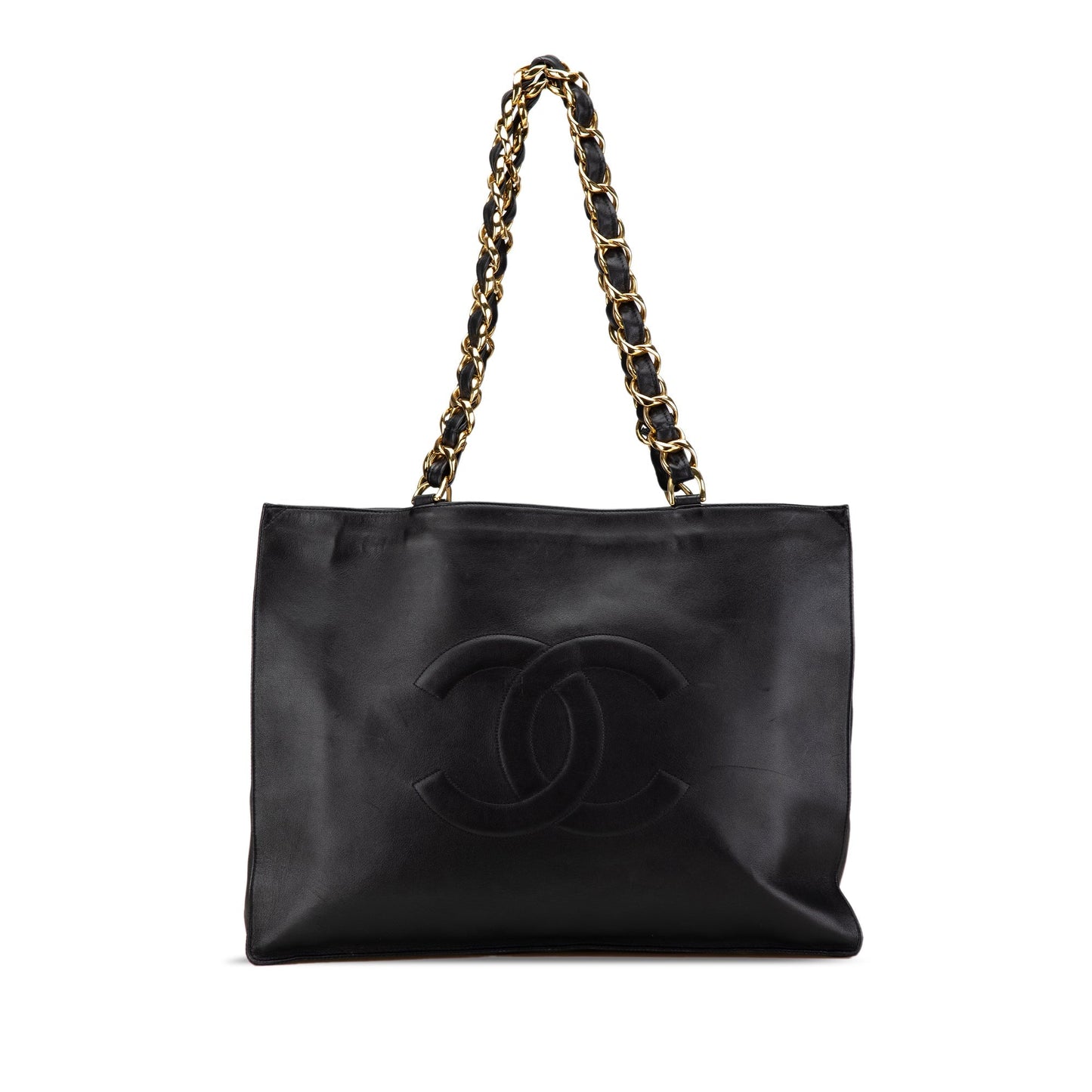 Chanel CC Lambskin XL Tote Black