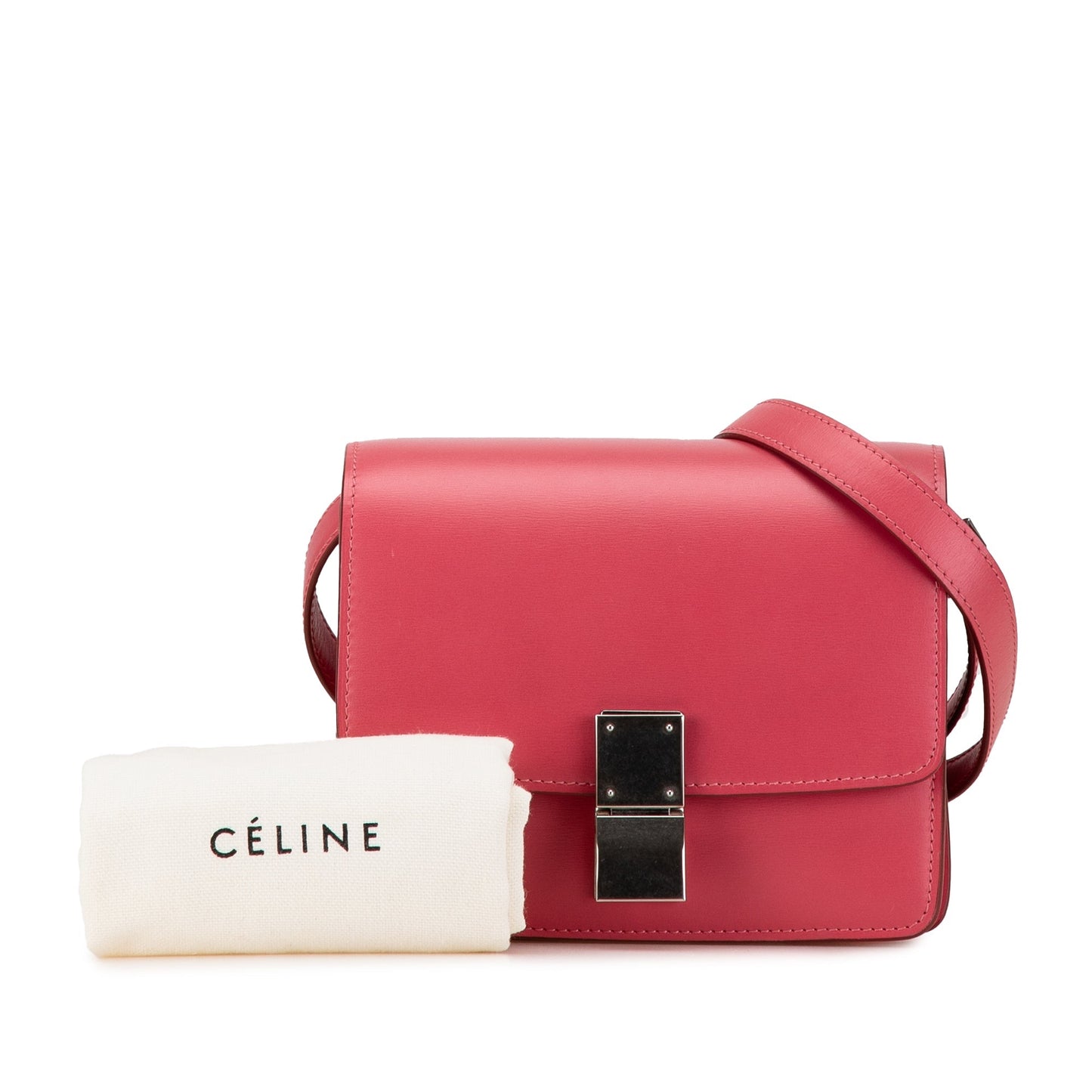 Celine Small Calfskin Classic Box Pink