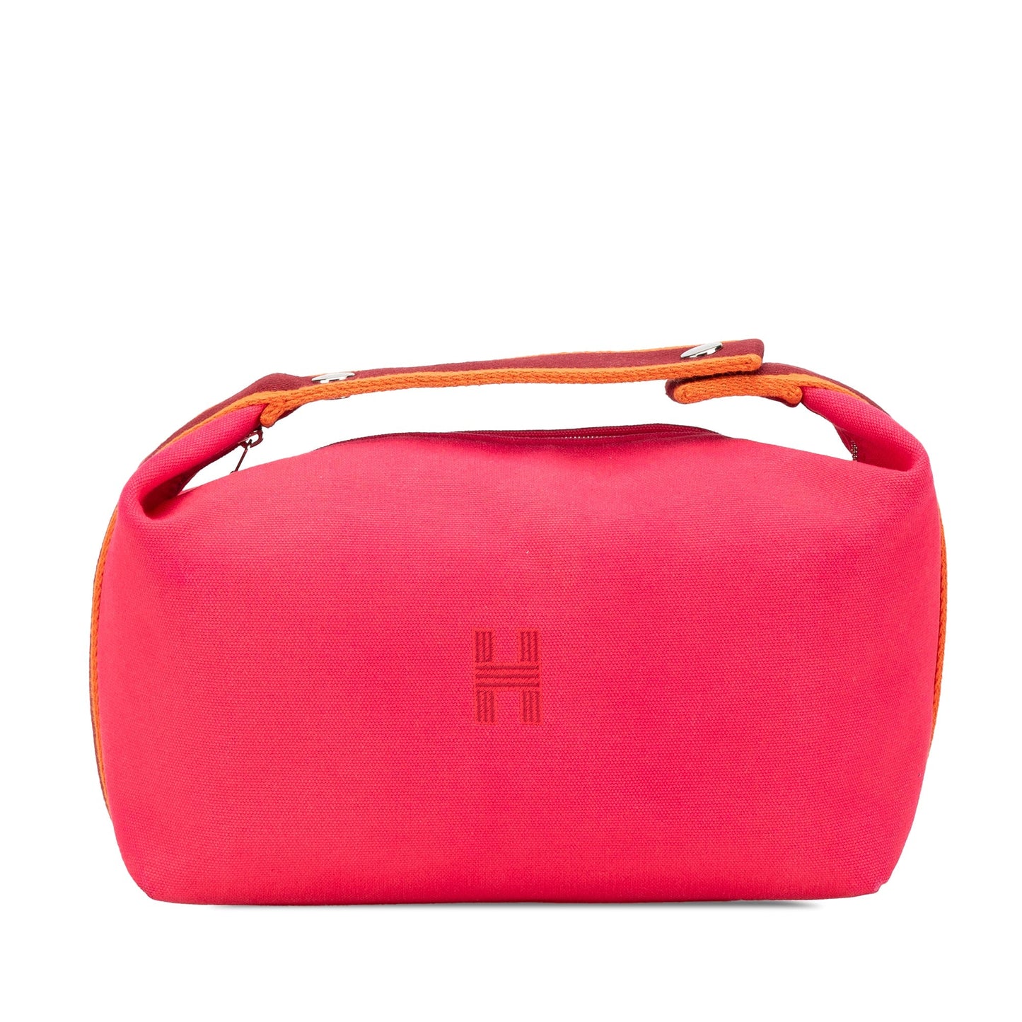 Hermès Small Toile Bride A Brac Pink