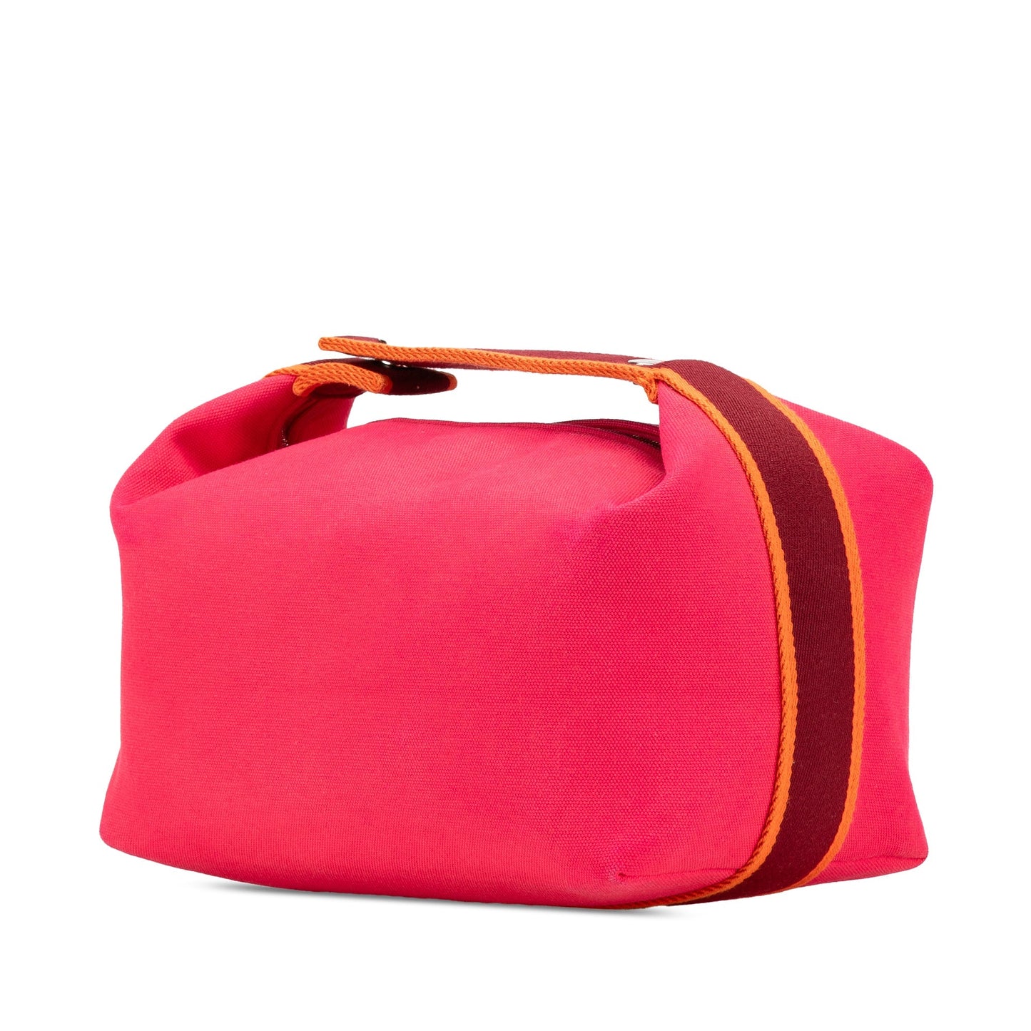 Hermès Small Toile Bride A Brac Pink