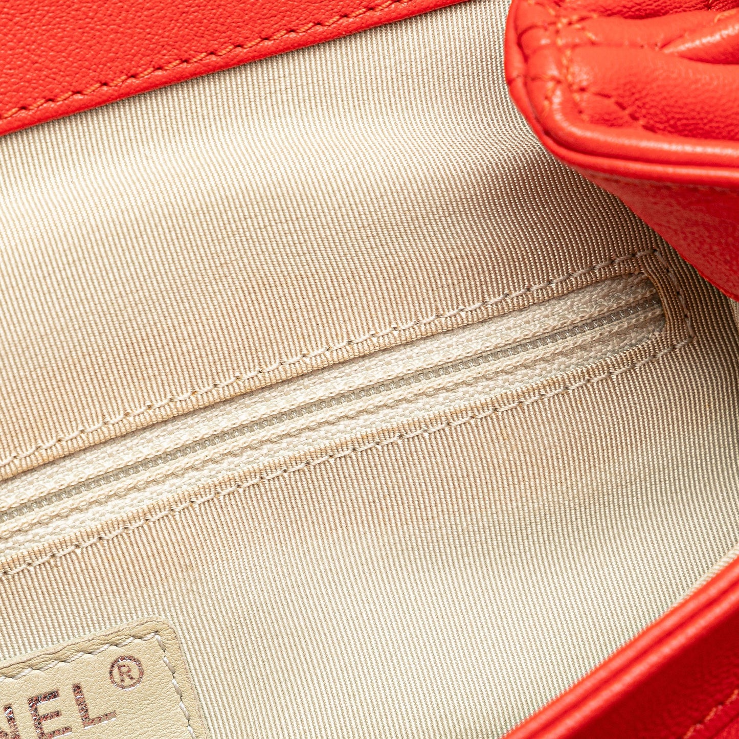 Chanel Large Quilted Lambskin Chain Around Flap Red