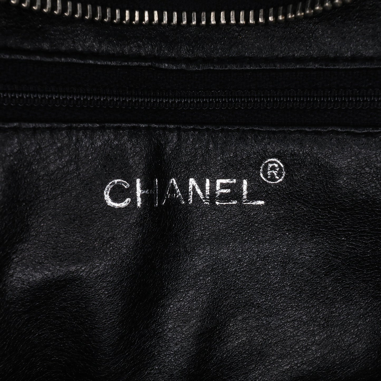 Chanel Quilted Velvet Shoulder Bag Black