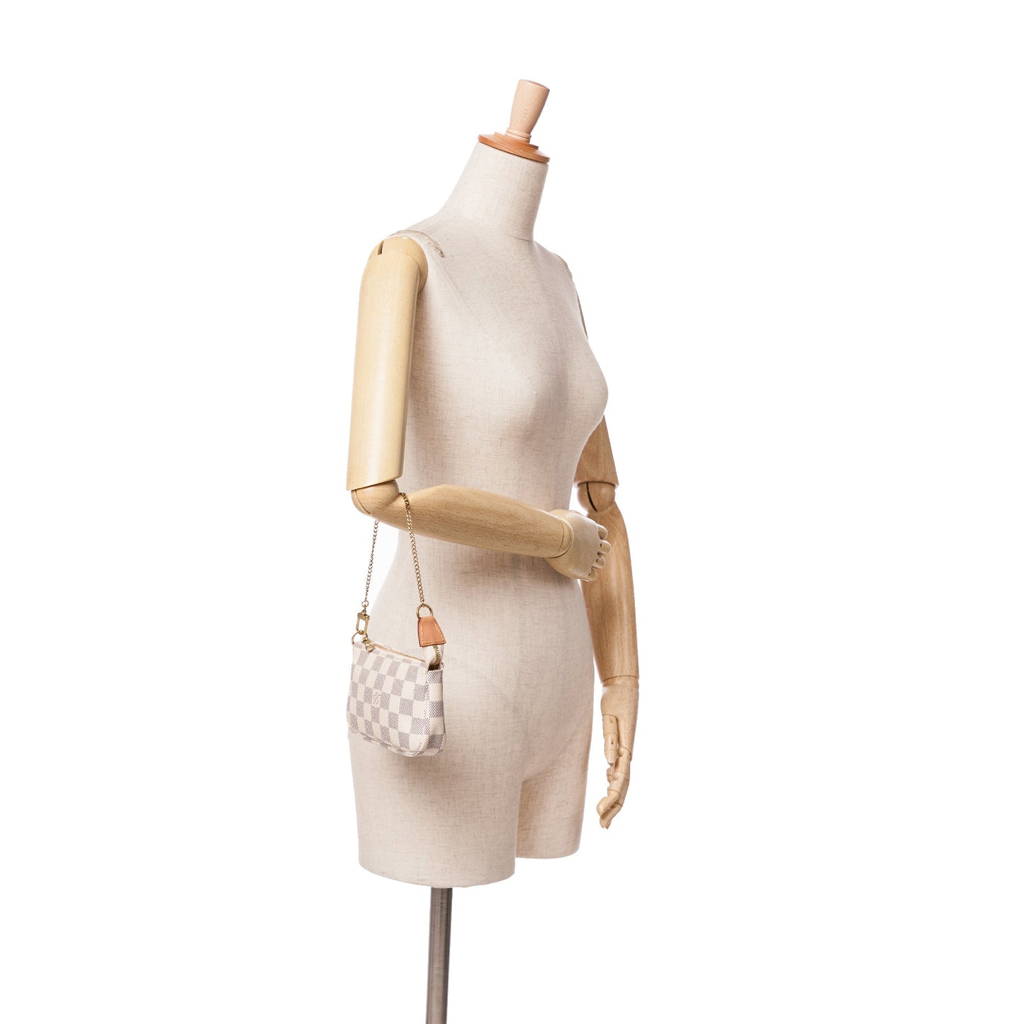 Louis Vuitton Damier Azur Mini Pochette Accessoires White