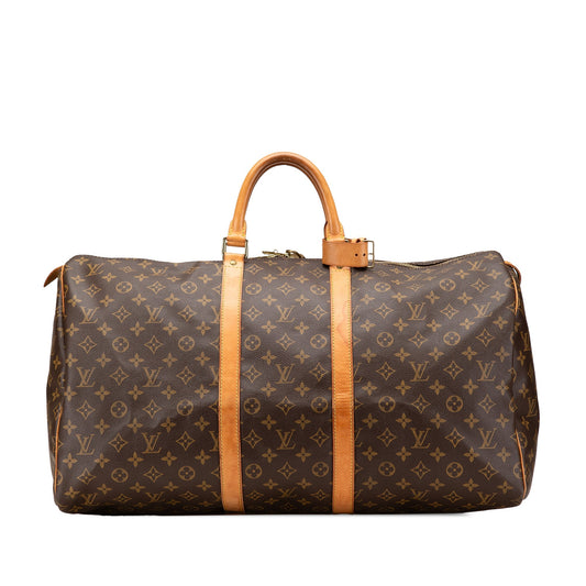 Louis Vuitton Monogram Keepall 55 Brown