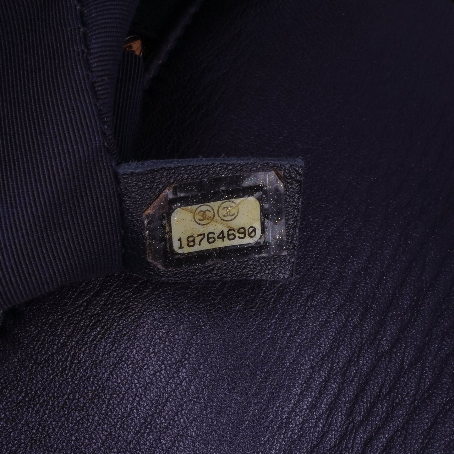 Chanel Medium Lambskin Embossed Cube Boy Flap Blue