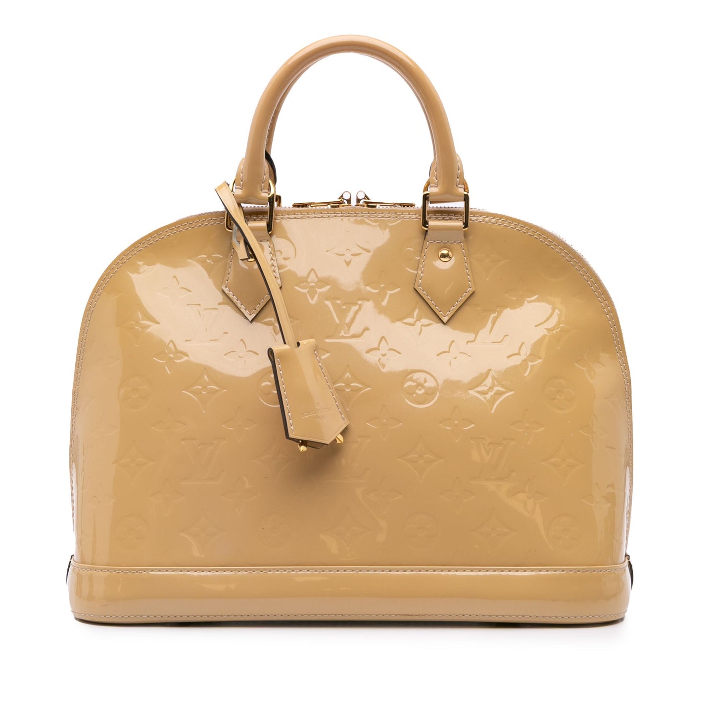 Louis Vuitton Monogram Vernis Alma PM Brown