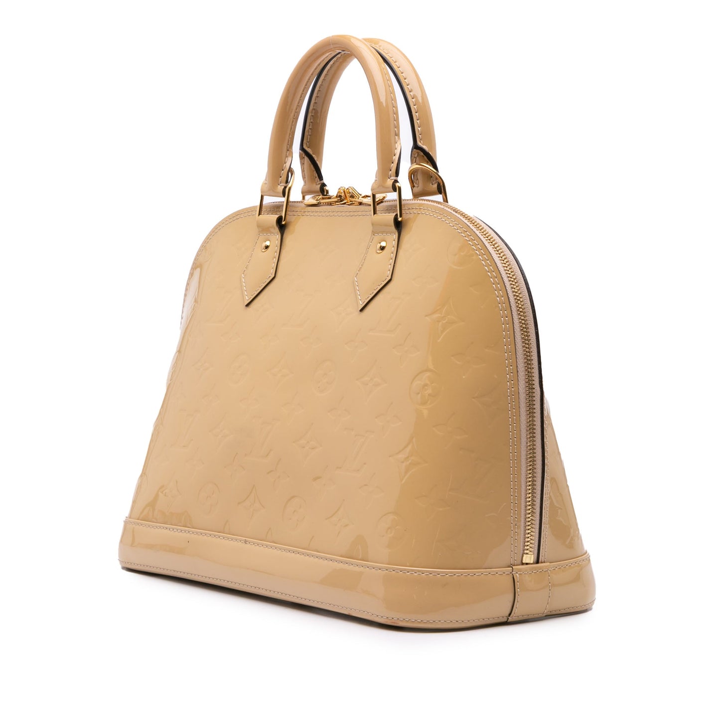 Louis Vuitton Monogram Vernis Alma PM Brown