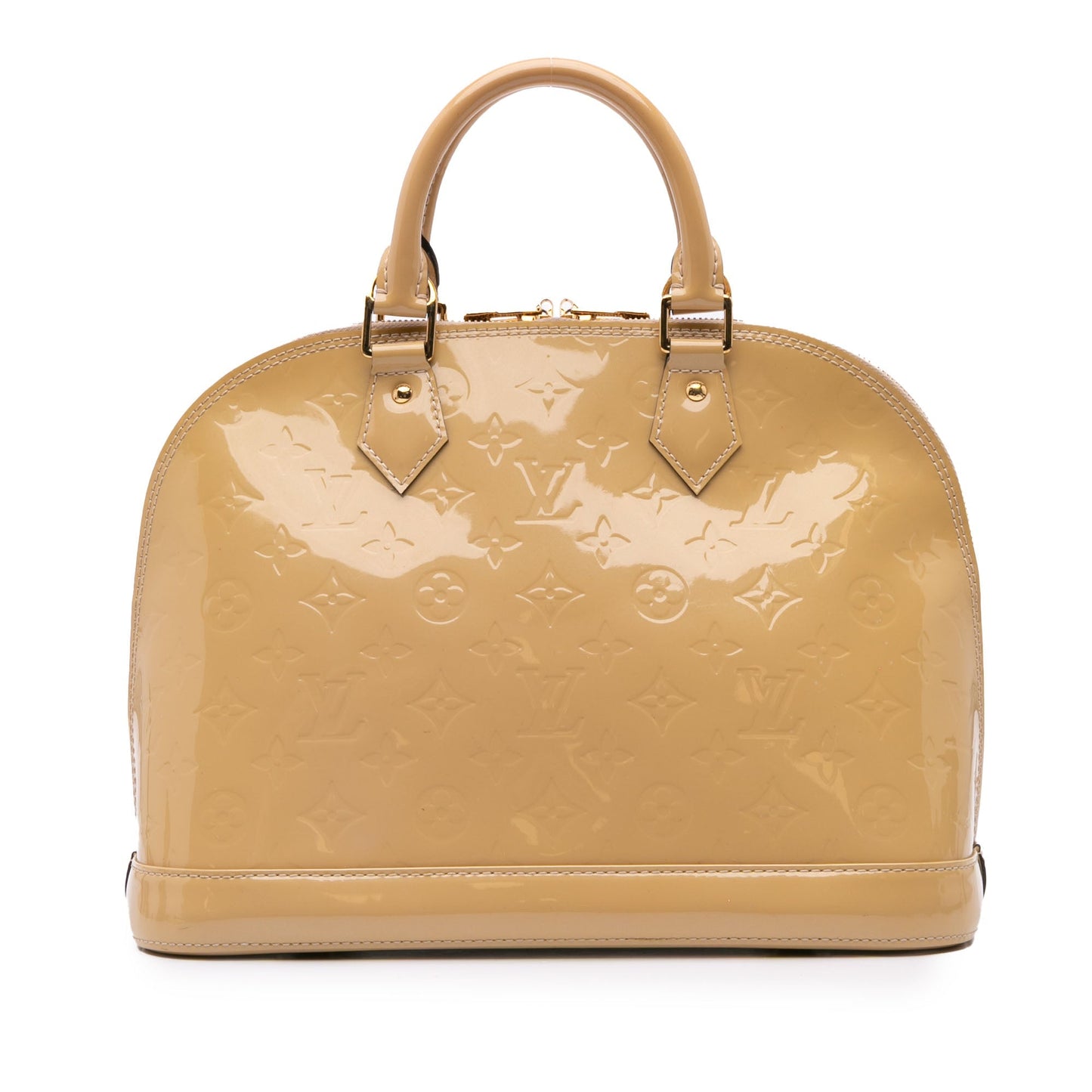 Louis Vuitton Monogram Vernis Alma PM Brown