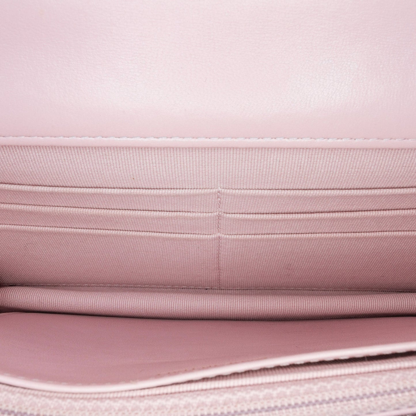 Chanel Quilted Lambskin 19 Wallet on Chain Pink