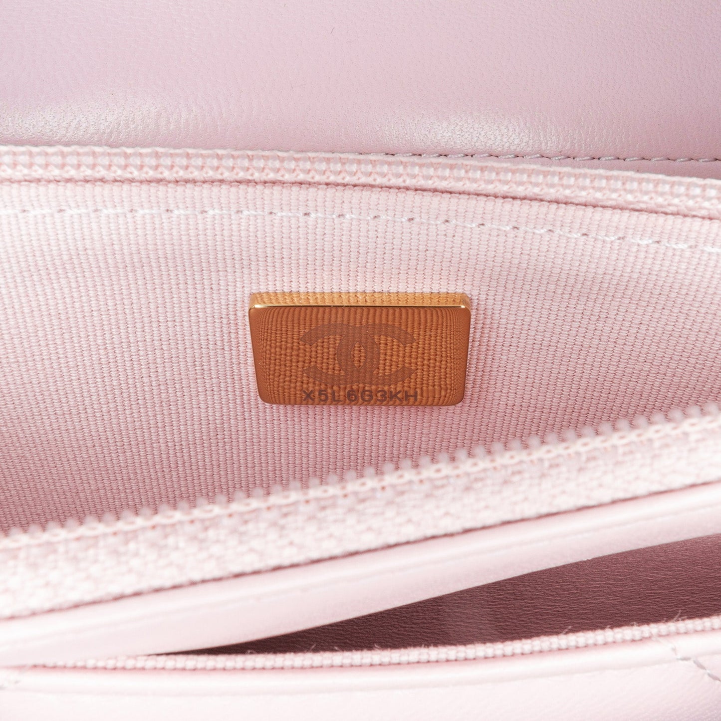 Chanel Quilted Lambskin 19 Wallet on Chain Pink