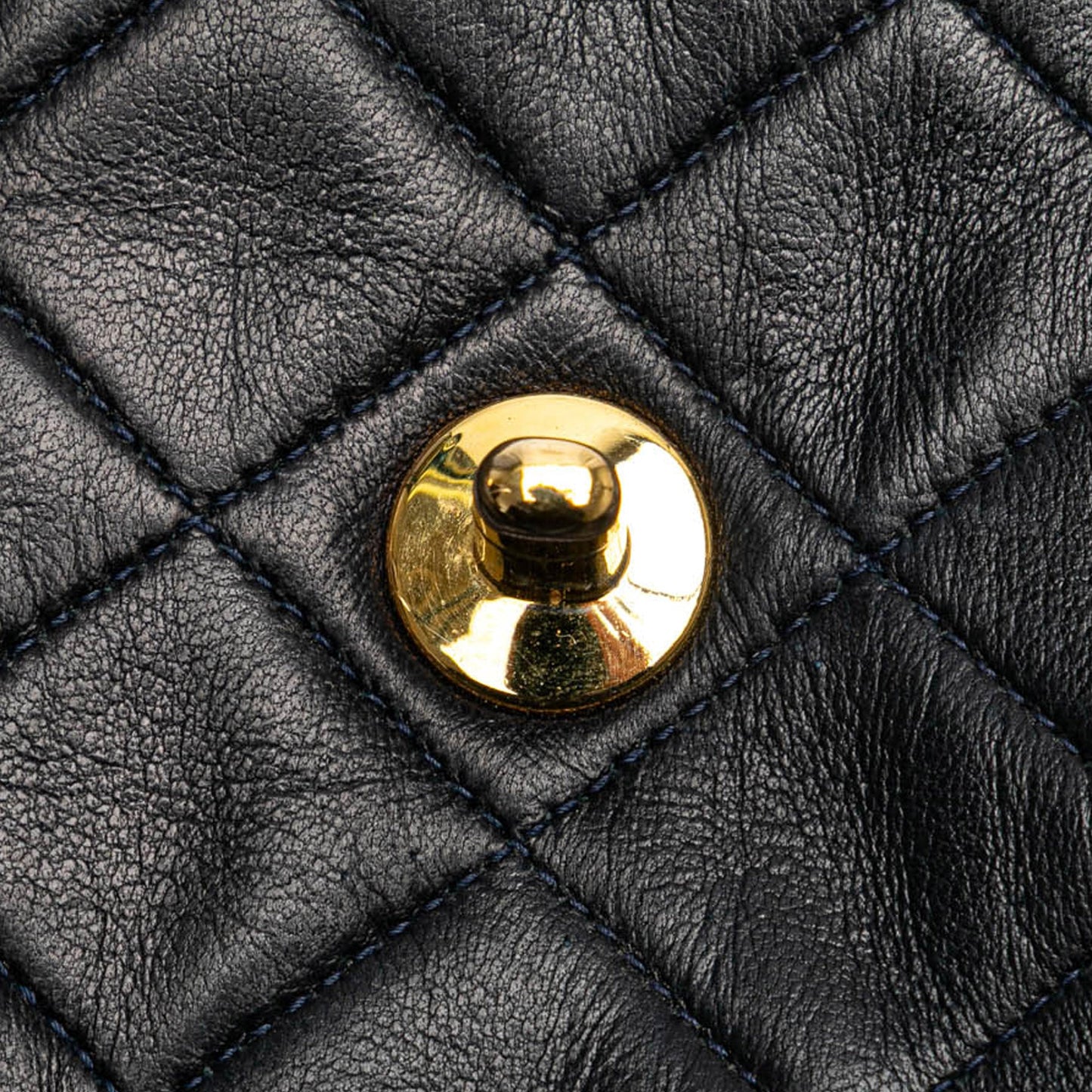 Chanel Mini Square Quilted Lambskin Single Flap Black