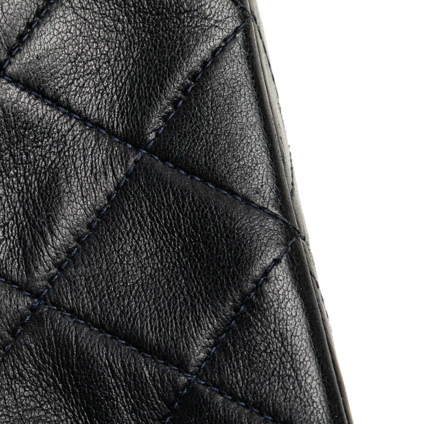Chanel Mini Square Quilted Lambskin Single Flap Black