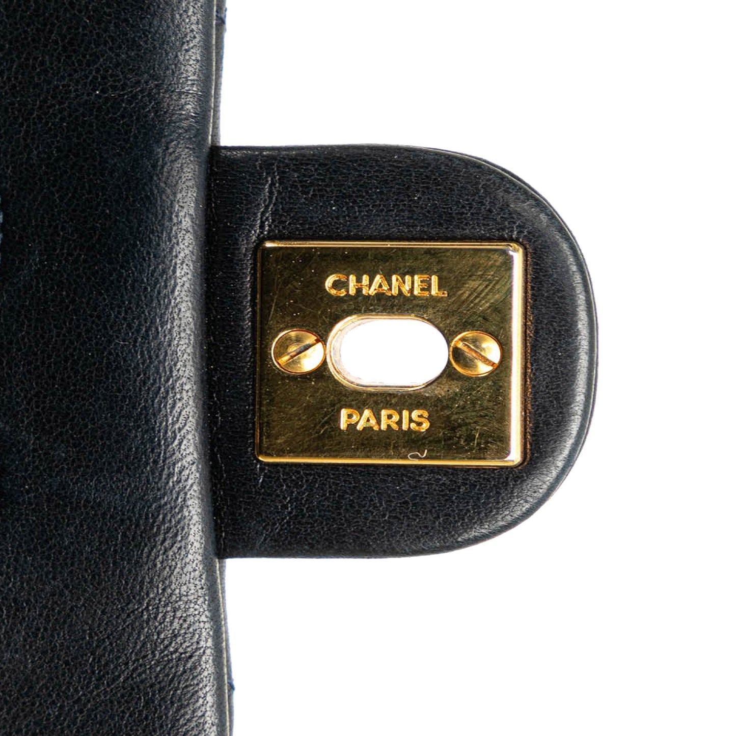 Chanel Mini Square Quilted Lambskin Single Flap Black