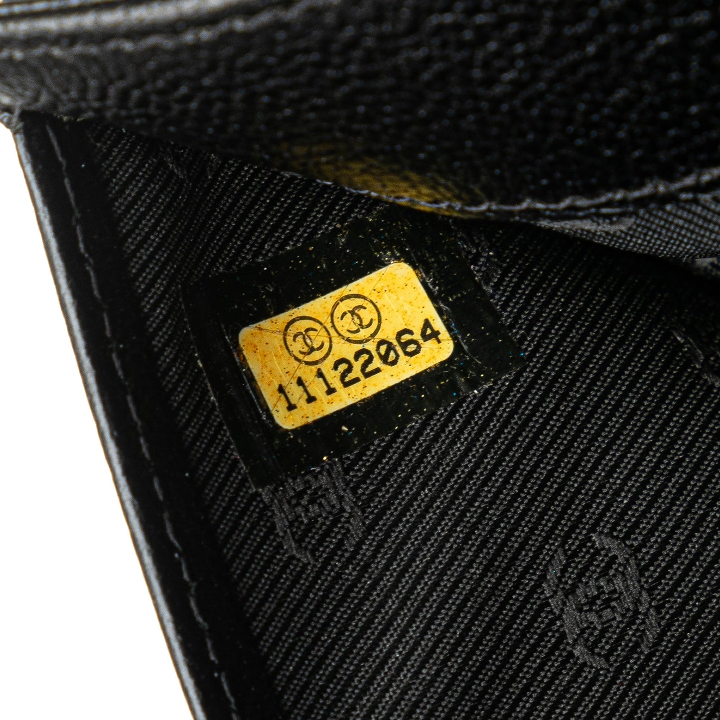 Chanel Calfskin CC Compact Wallet Black