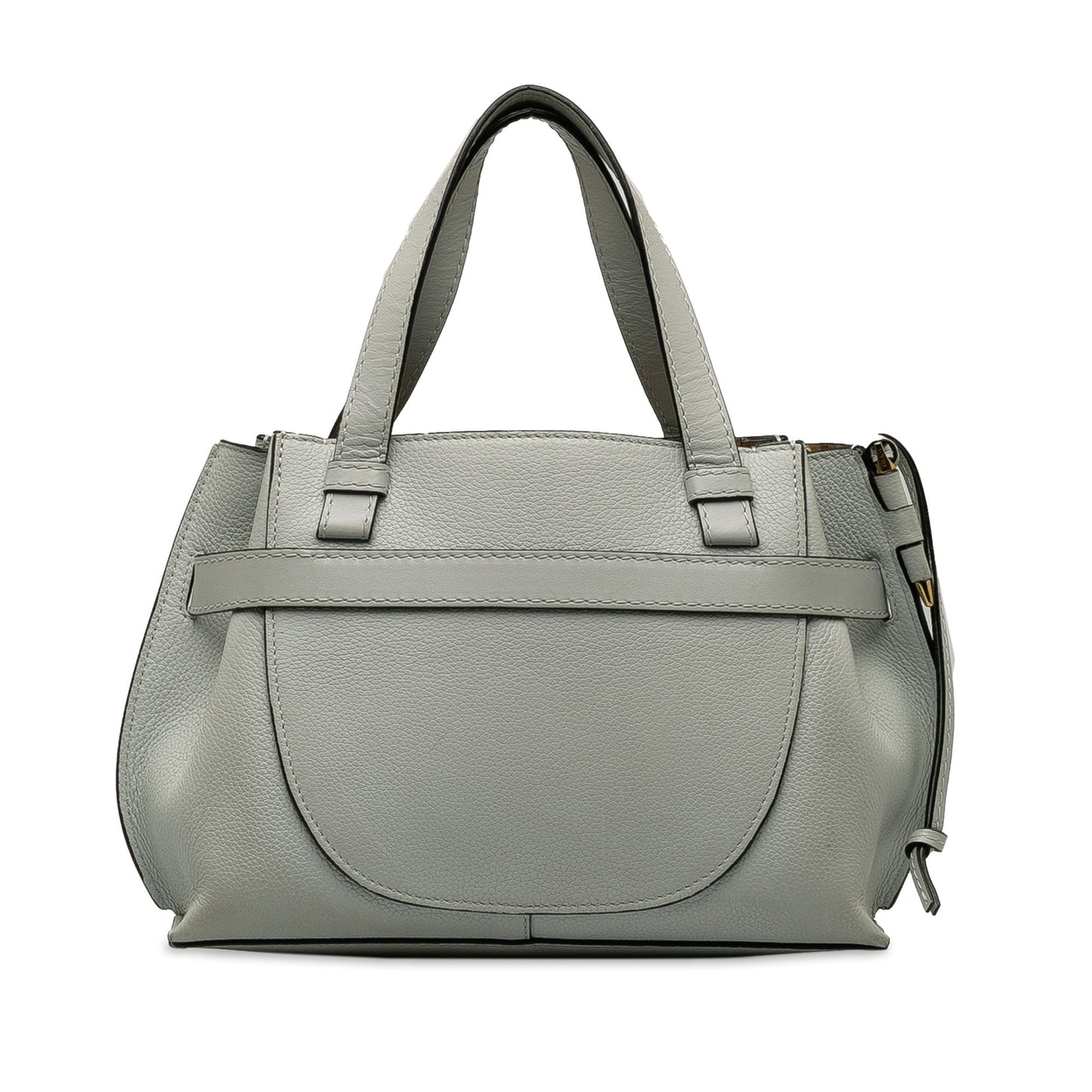 LOEWE Mini Gate Top Handle Satchel Gray