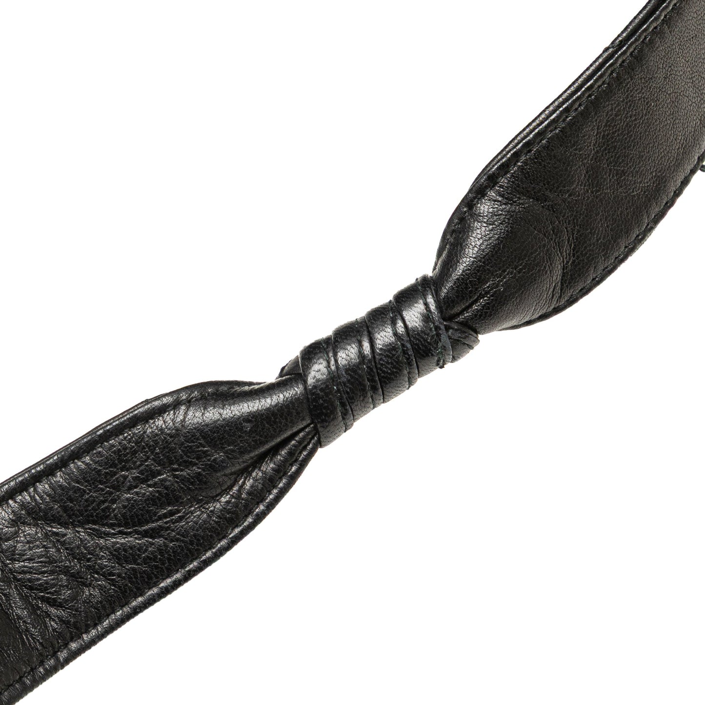 Chanel CC Quilted Lambskin Tassel Crossbody Black