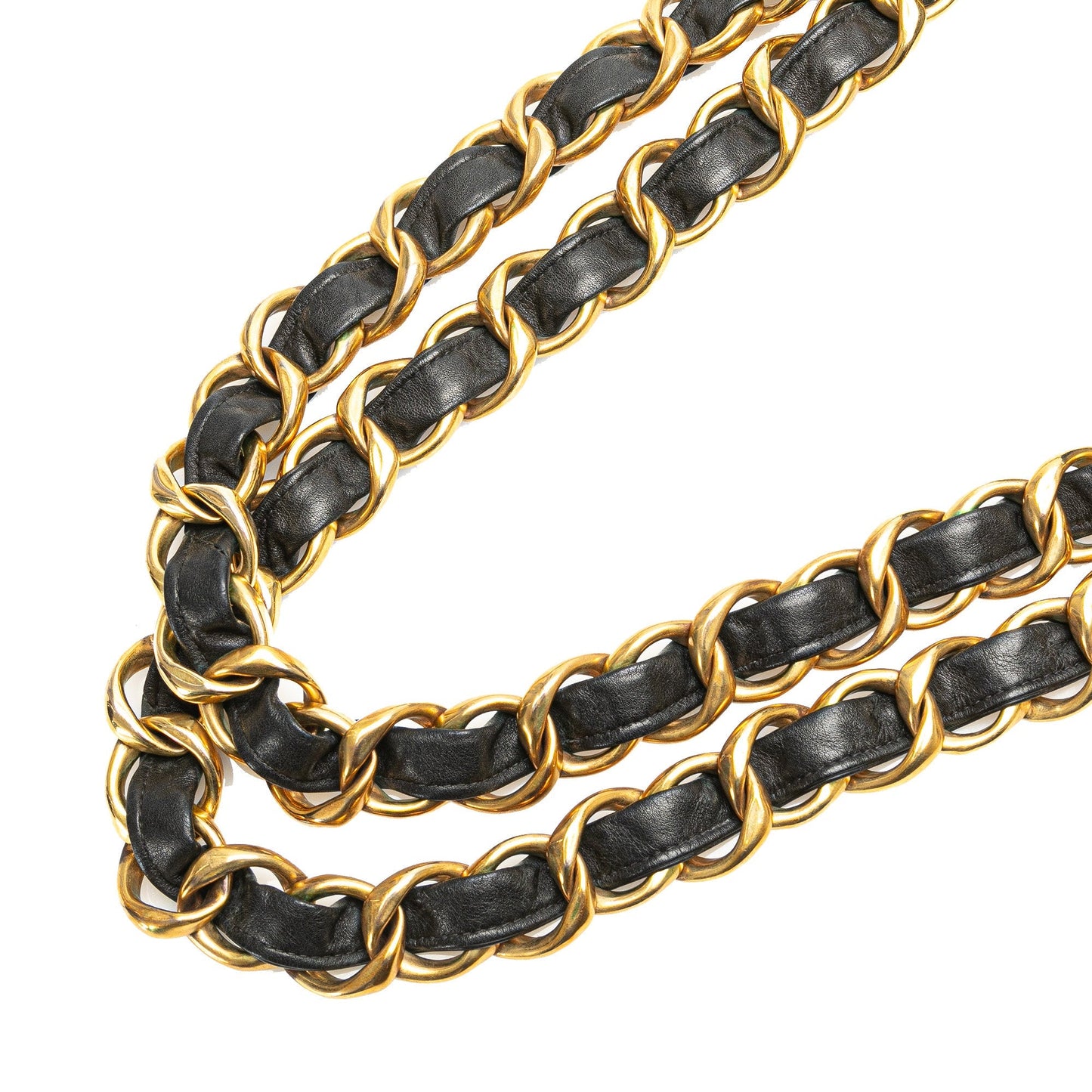 Chanel CC Lambskin Chain Tote Black