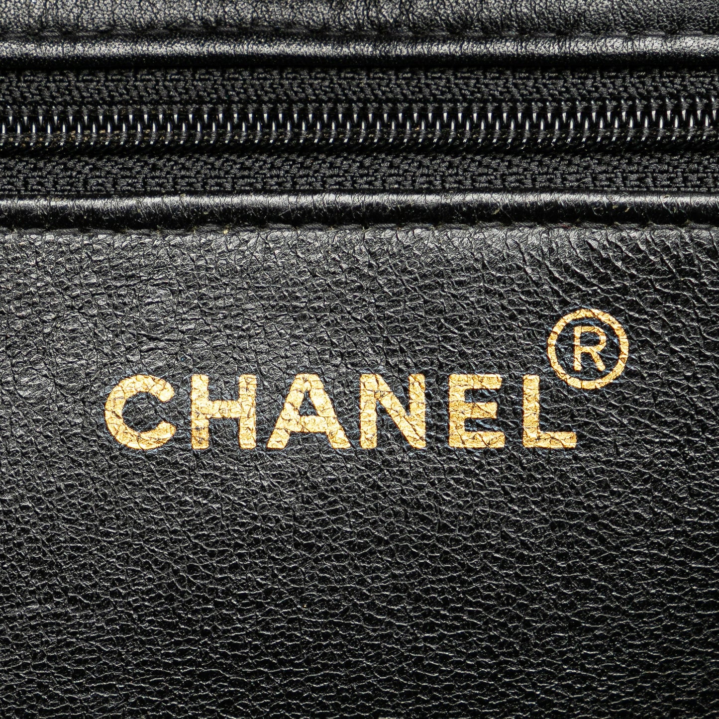 Chanel CC Lambskin Chain Tote Black