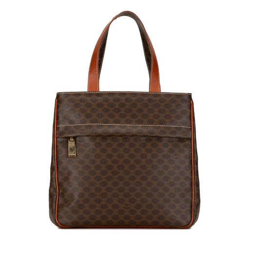Celine Macadam Handbag Brown