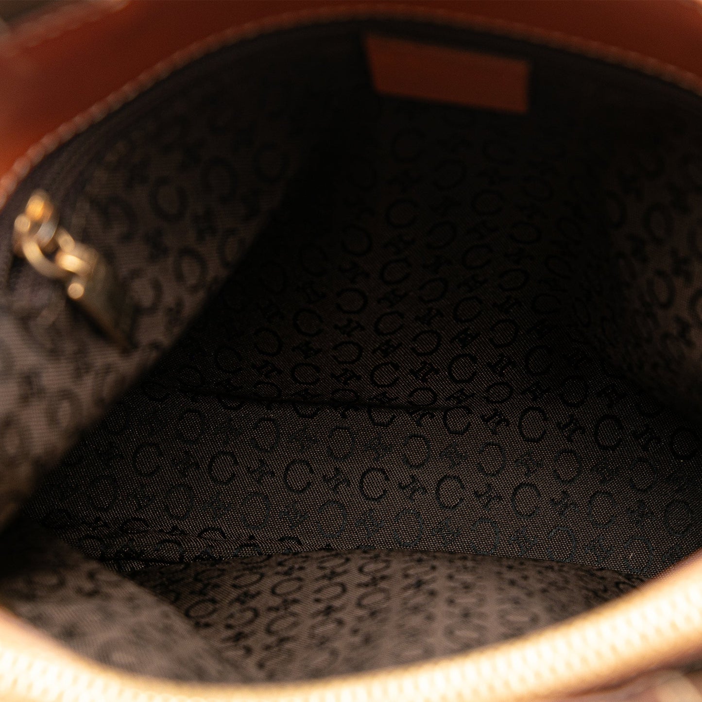 Celine Macadam Handbag Brown