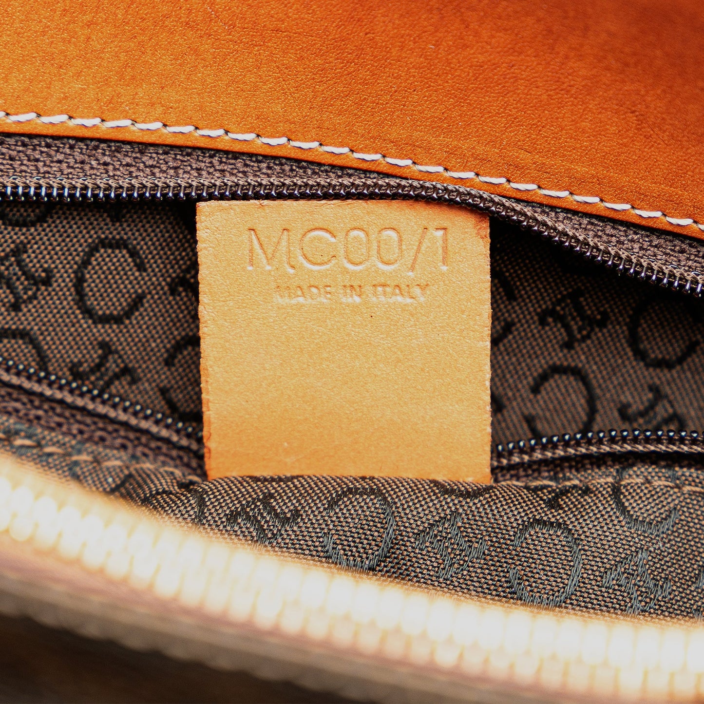 Celine Macadam Handbag Brown