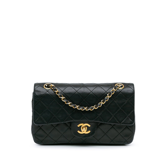 Chanel Small Classic Lambskin Double Flap Black