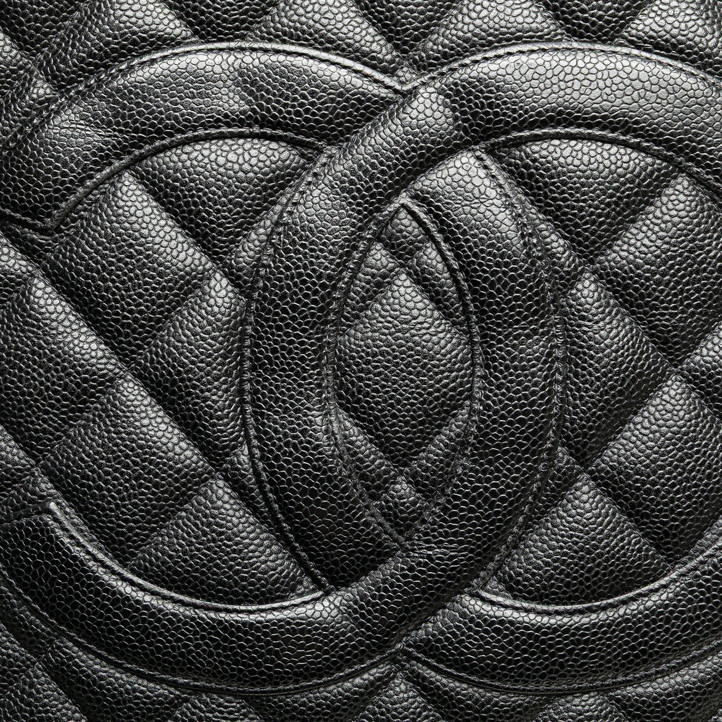 Chanel Caviar Medallion Tote Black