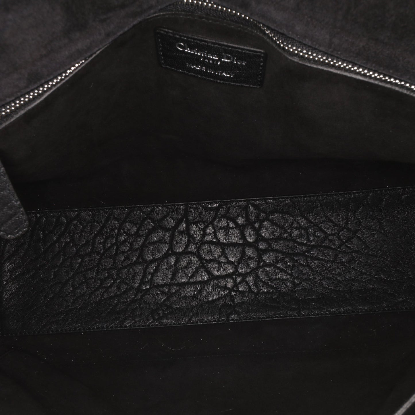 Dior Large Canyon Grained Lambskin Lady Dior Black